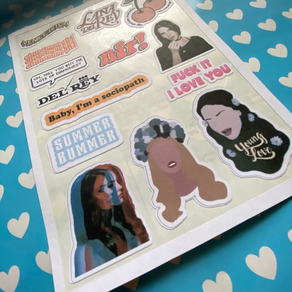 Lana Del Rey Stickers - Picture 12 of 12